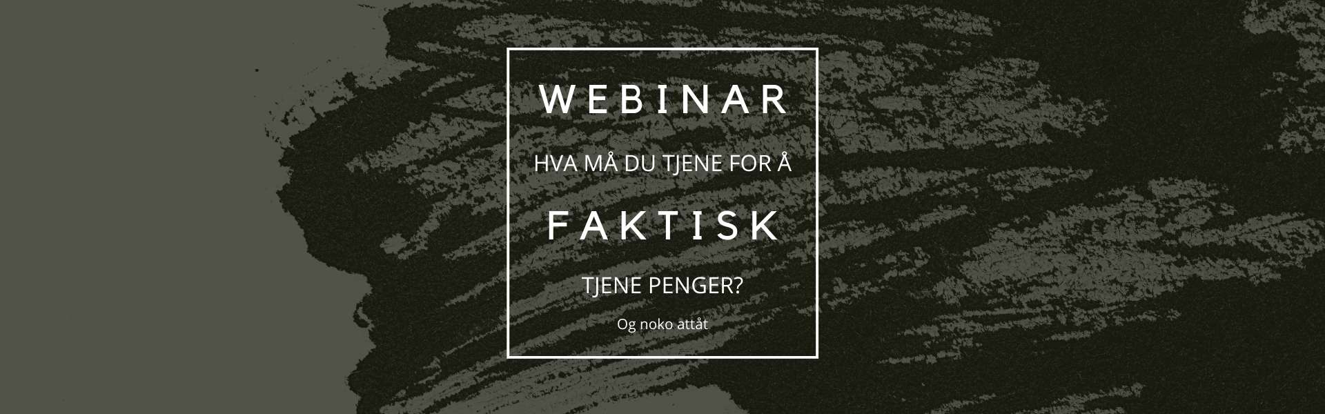 webinar tjene penger