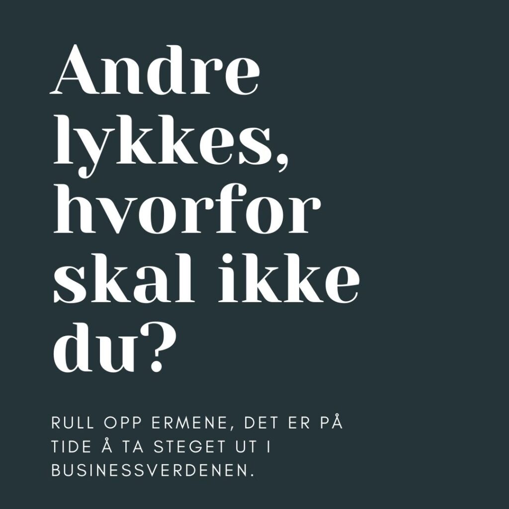 Andre lykkes, hvorfor skal ikke du? Veiledning av Kine Bakke